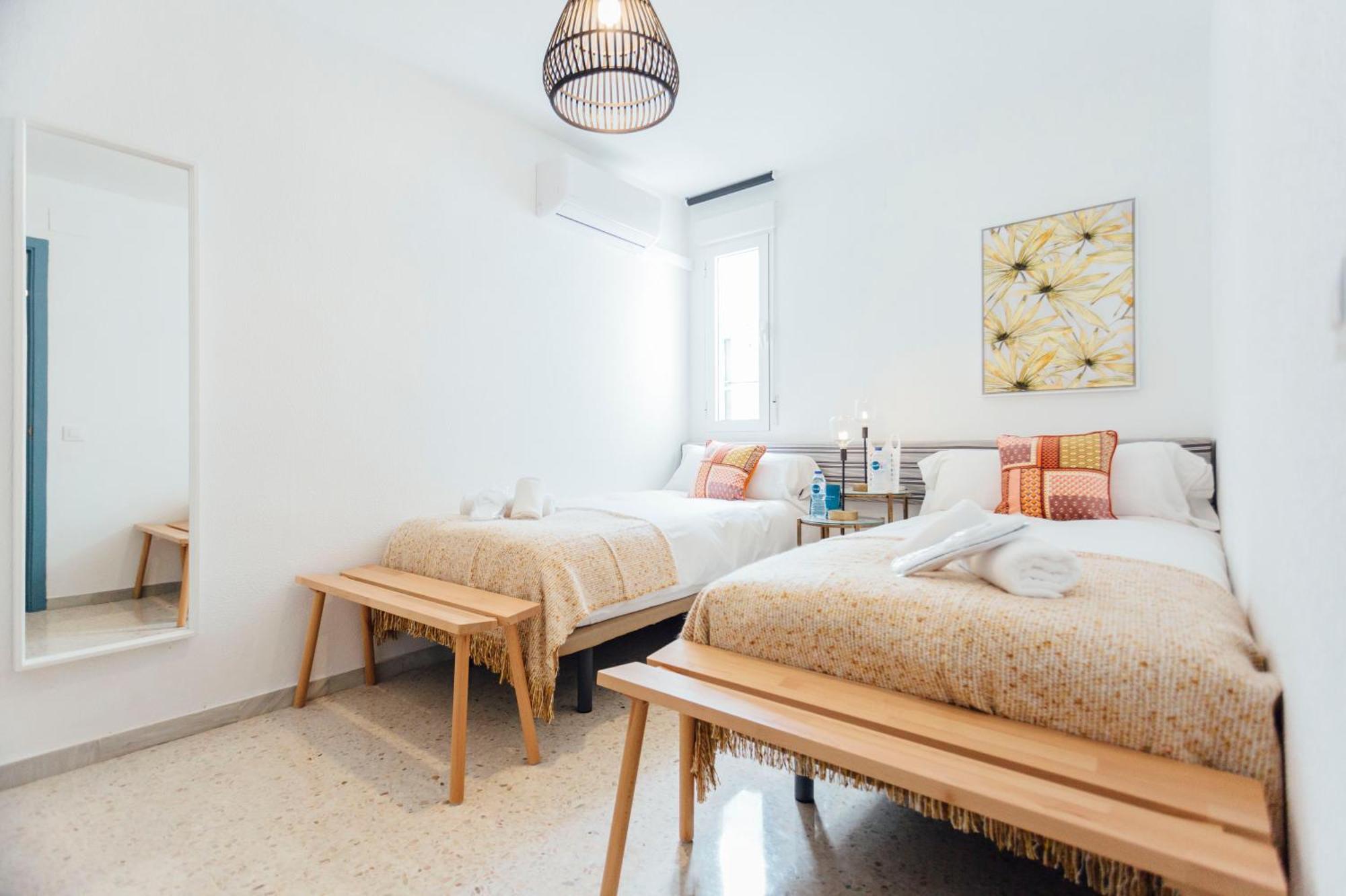 Apartmán Stunning And Colorful- 4Bd 2Bth- Santa Cruz Sevilla Exteriér fotografie