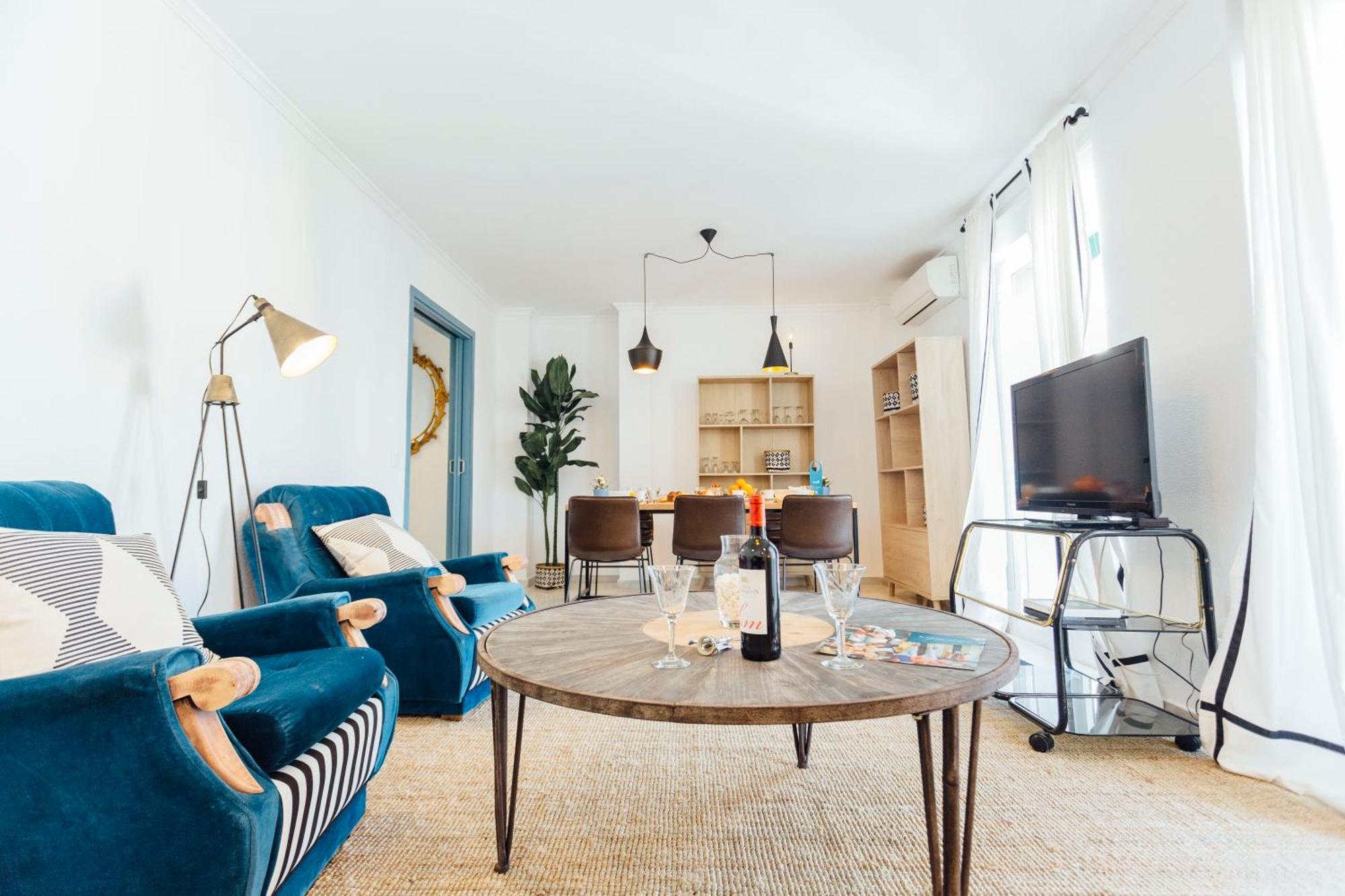 Apartmán Stunning And Colorful- 4Bd 2Bth- Santa Cruz Sevilla Exteriér fotografie